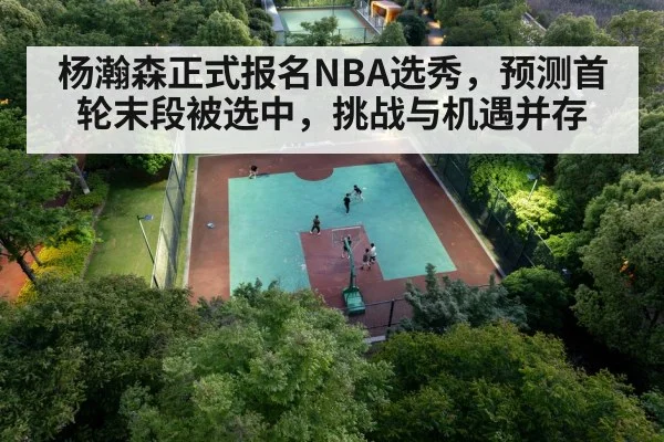 杨瀚森正式报名NBA选秀，预测首轮末段被选中，挑战与机遇并存